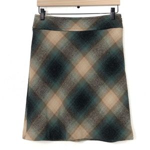LOFT Plaid Skirt